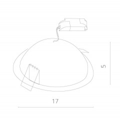Встраиваемый светильник ARTE Lamp A7016PL-1WH