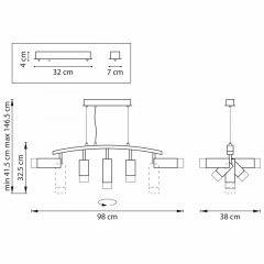 Подвесная люстра Lightstar LR7353728631