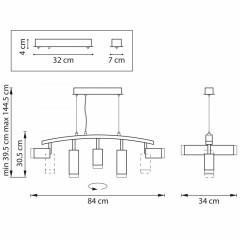 Подвесная люстра Lightstar LR7353738620