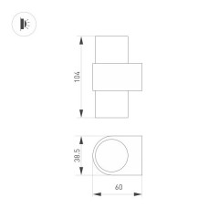 Бра Arlight 035561