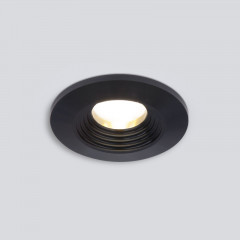 Встраиваемый светильник Elektrostandard 9903 LED 3W 3000K COB BK черный