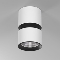 Накладной светильник Elektrostandard 25049/LED 12W 4000К белый/чёрный