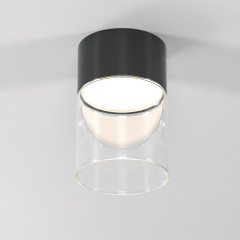 Накладной светильник Elektrostandard 25047/LED 10W 4000К черный/прозрачный