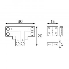 Соединитель для лент Gauss BT431