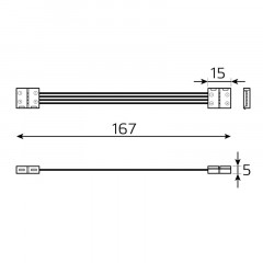 Соединитель для лент Gauss BT434