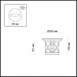 Уличный светильник Odeon Light 4045/1C