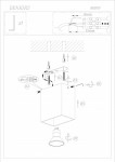 Точечный накладной светильник Denkirs DK2027-YE