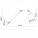 Бра ARTE Lamp A2055AP-1AB