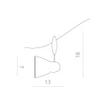 Светильник на шине ARTE Lamp A3058PL-1SI