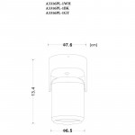 Накладной светильник ARTE Lamp A3316PL-1WH