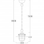 Подвесной светильник ARTE Lamp A4579SP-1AB