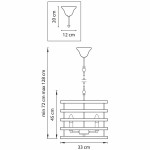 Подвесная люстра Lightstar 735030