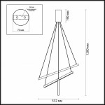 Подвесной светильник Odeon Light 3860/39B