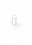 Светильник настенный ARTE Lamp A1036AL-1BK