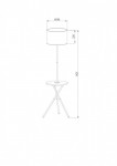 Торшер ARTE Lamp A2070PN-1BK