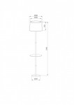 Торшер ARTE Lamp A2102PN-1WH