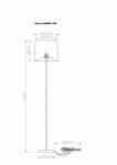 Торшер ARTE Lamp A2589PN-1SS
