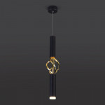 Подвесной светильник Eurosvet 50191/1 LED черный/золото