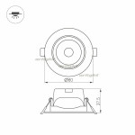 Светильник Downlight Arlight 032309