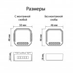 Двухканальное Wi-Fi реле-выключатель Denkirs RL1002-SM