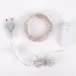Светодиодная нить Eurosvet 400-009 теплый белый 10 м IP20
