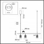 Подвесной светильник Odeon Light 4353/36L