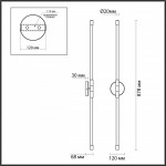 Бра Odeon Light 4392/20WL