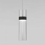 Подвесной светильник Eurosvet 50244/1 LED черный/прозрачный