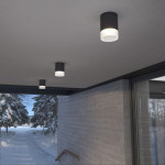Накладной уличный светильник Elektrostandard Light LED 2107 (35140/H) черный