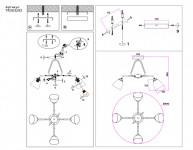 Люстра на штанге Ambrella Light TR303293