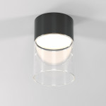 Накладной светильник Elektrostandard 25047/LED 10W 4000К черный/прозрачный