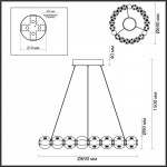 Подвесная люстра Odeon Light 5007/60L