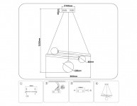 Подвесной светильник Ambrella Light FL66299