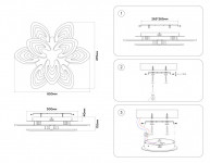 Накладная люстра Ambrella Light FA4547