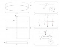 Накладной светильник Ambrella Light FV5532