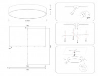Накладной светильник Ambrella Light FV5539
