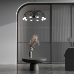 Подвесная люстра Eurosvet 90034/10 LED черный