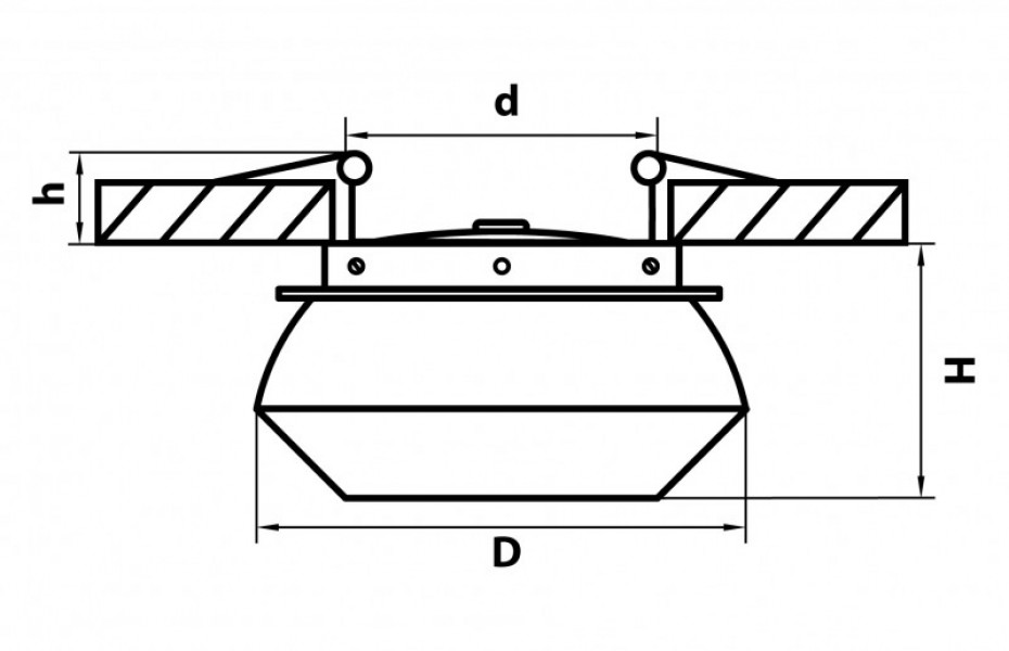 Встраиваемый светильник Lightstar 051309