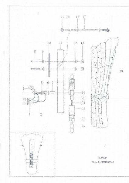 Бра Lightstar 820629