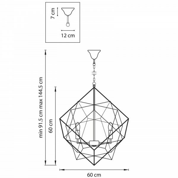 Подвесная люстра Lightstar 732267