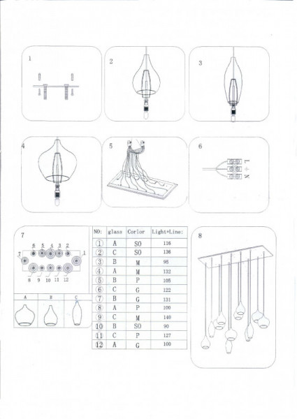 Подвесной светильник Lightstar 803120