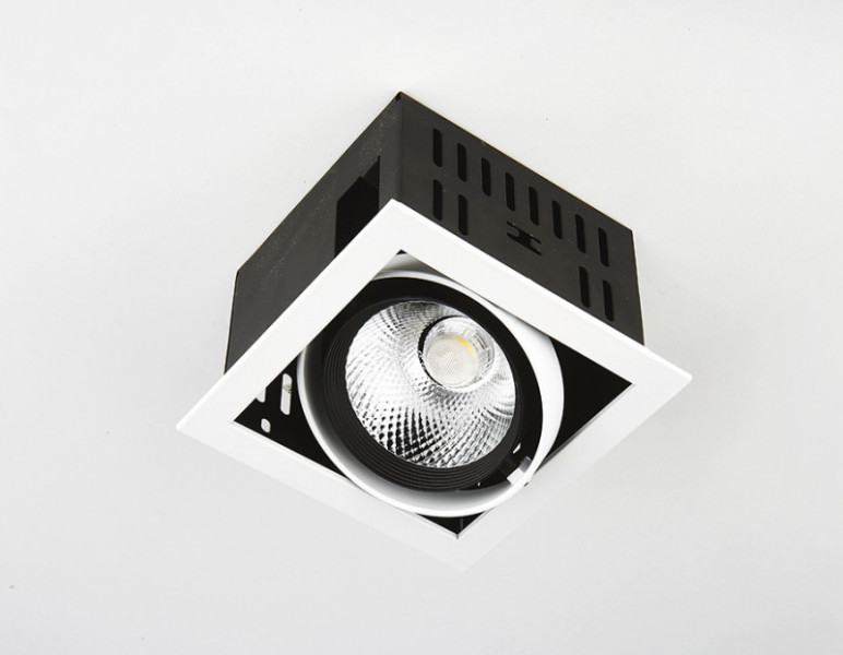 Встраиваемый светильник Ambrella Light T811 BK/CH 12W 4200K