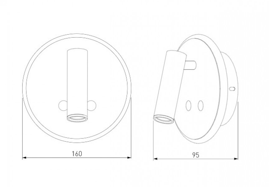 Бра Elektrostandard Tera LED серебро (MRL LED 1014)