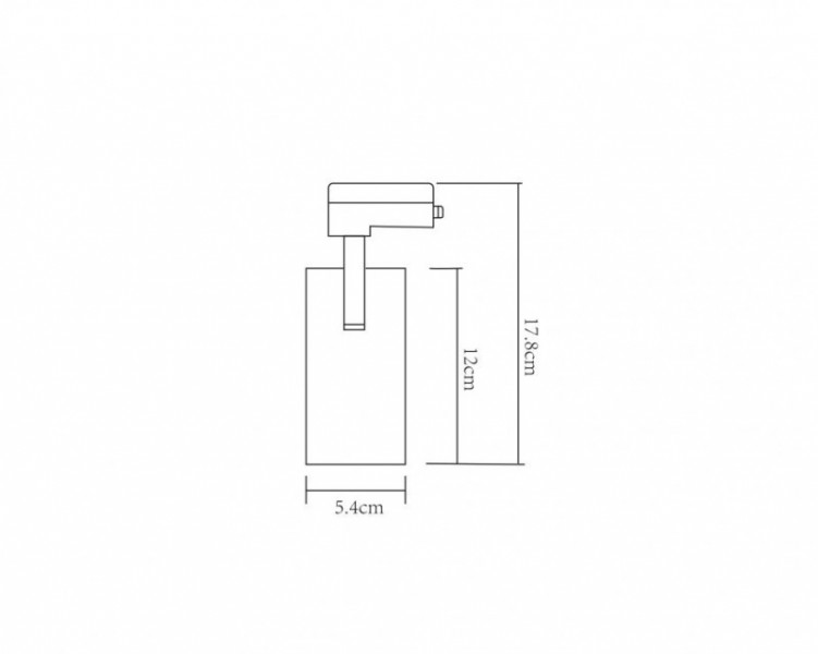 Светильник на шине ARTE Lamp A4568PL-1WH