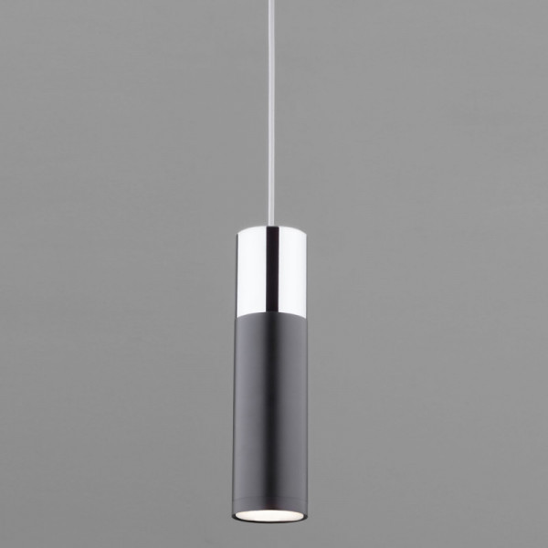 Подвесной светильник Eurosvet 50135/1 LED хром/черный