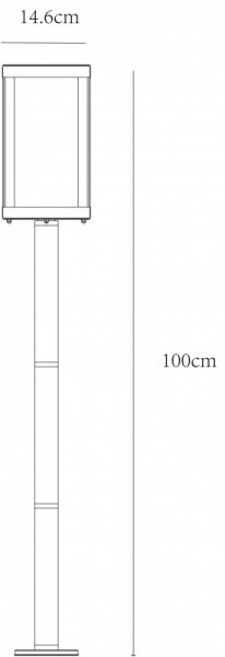 Садовый светильник ARTE Lamp A4569PA-1BK