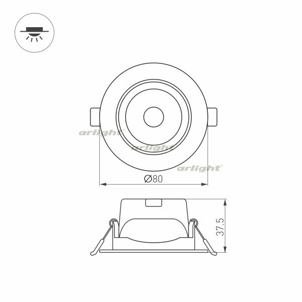 Светильник Downlight Arlight 032309