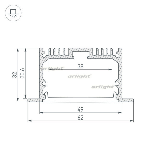 Профиль Arlight 036170