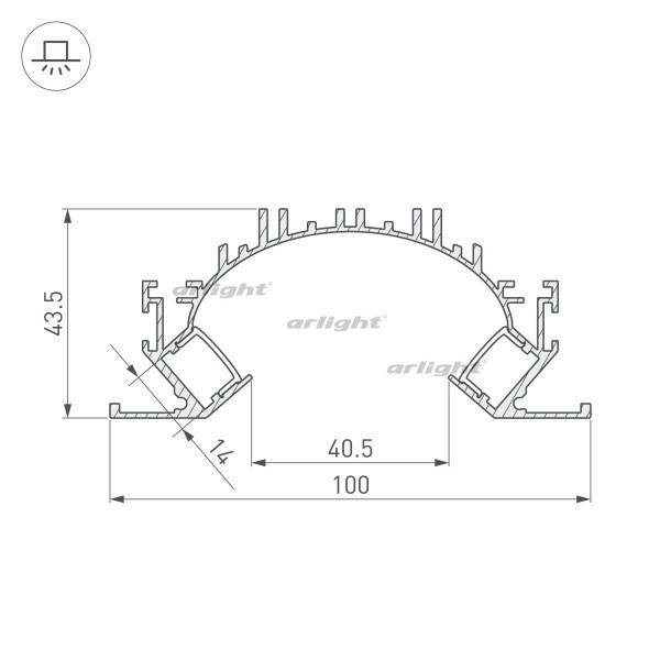 Профиль Arlight 036364