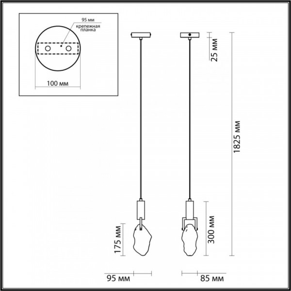 Подвесной светильник Odeon Light 4372/5L